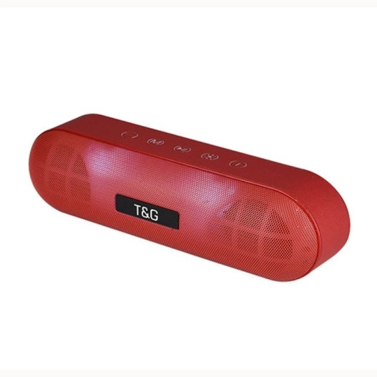 SPEAKER WIRELESS TG-148 AUX/USB/MEMORY CARD RED